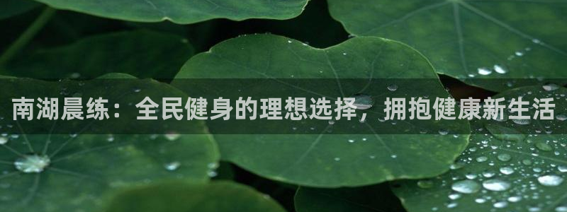 尊龙D88现金旧版：南湖晨练：全民健身的理想选择，拥抱健