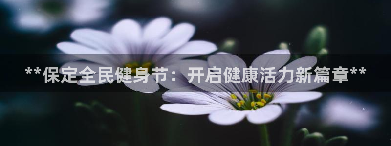 尊龙凯时官网版登录：**保定全民健身节：开启健康活力新篇