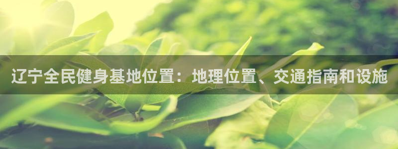KB88凯时官网登录：辽宁全民健身基地位置：地理位置、交