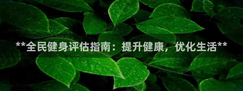 尊龙凯时存款多久到账：**全民健身评估指南：提升健康，优